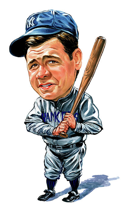 Babe Ruth Painting Babe Ruth Painting