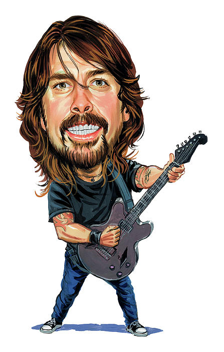 Dave Grohl Painting